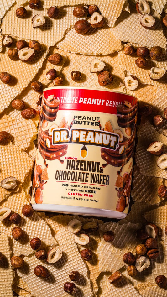 Dr. Peanut Hazelnut and Chocolate Wafer Peanut Butter