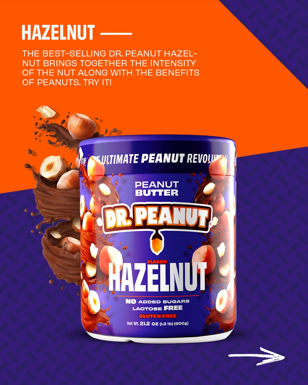 Dr. Peanut Hazelnut Peanut Butter