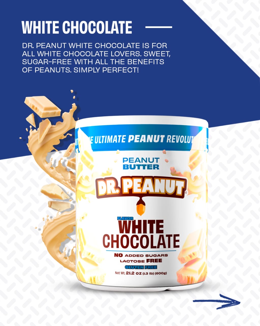 Dr. Peanut White Chocolate Peanut Butter