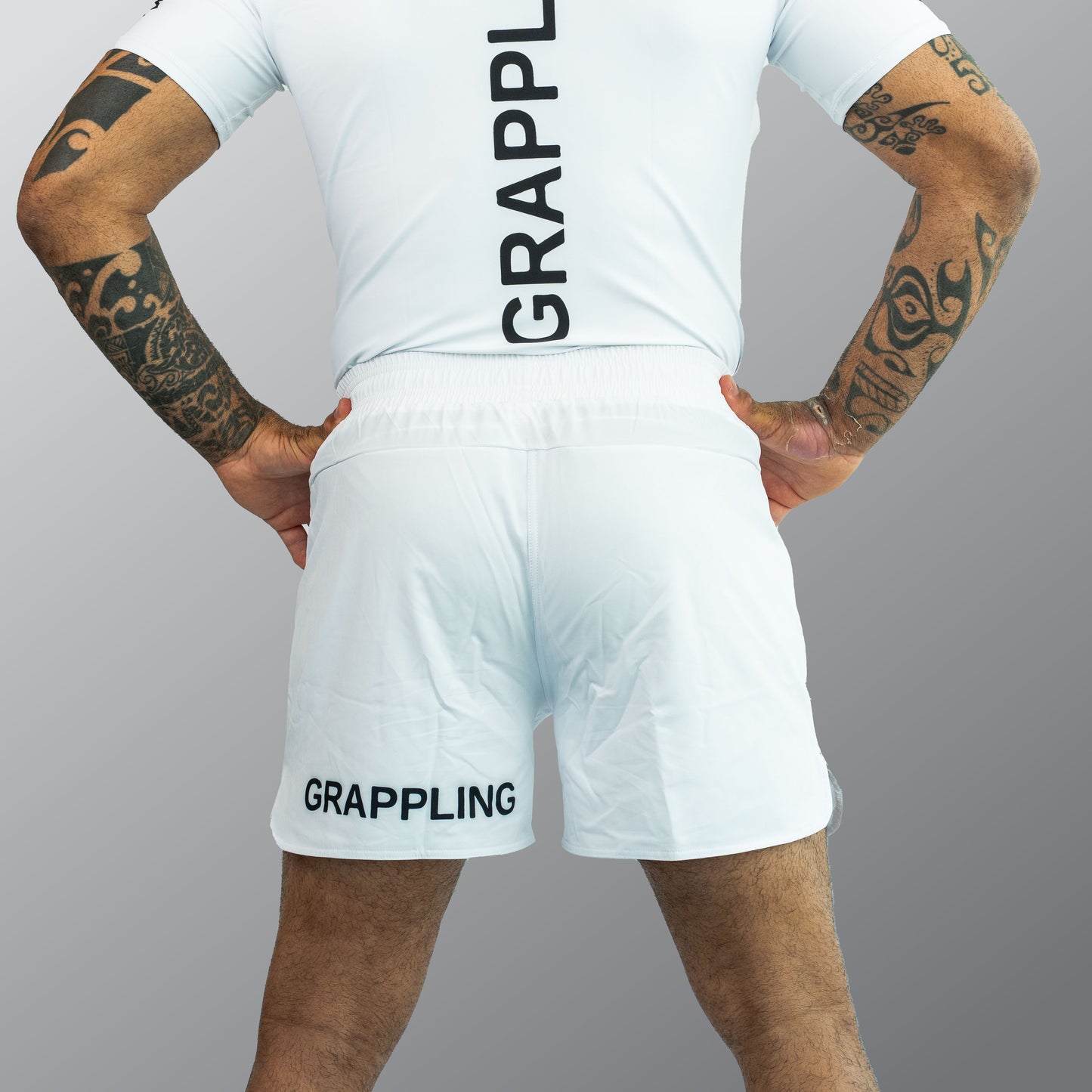 Ferus Unisex Combat Shorts - White (AJP Legal)