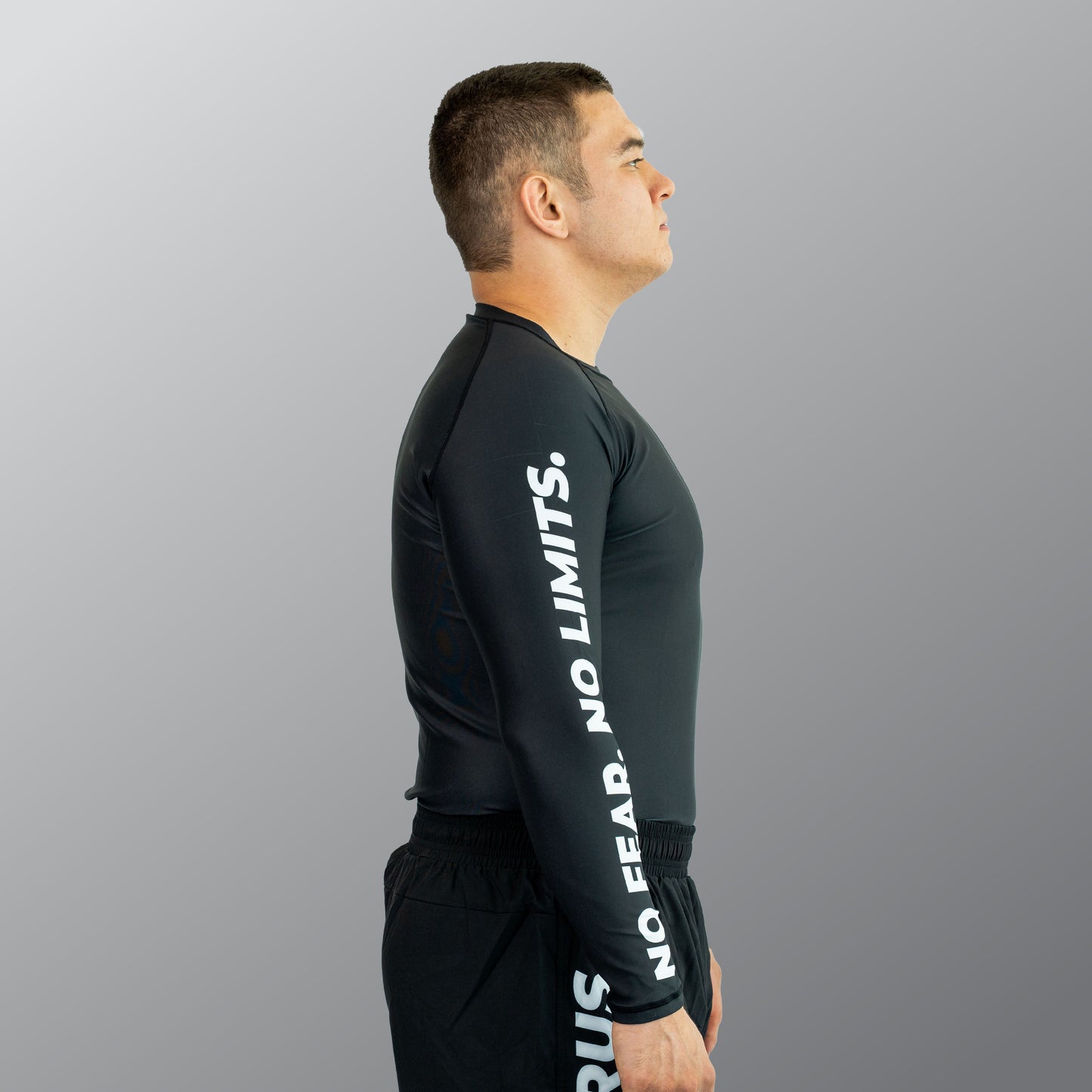 FERUS Unisex Long Sleeve Black Rashguard (AJP Legal)
