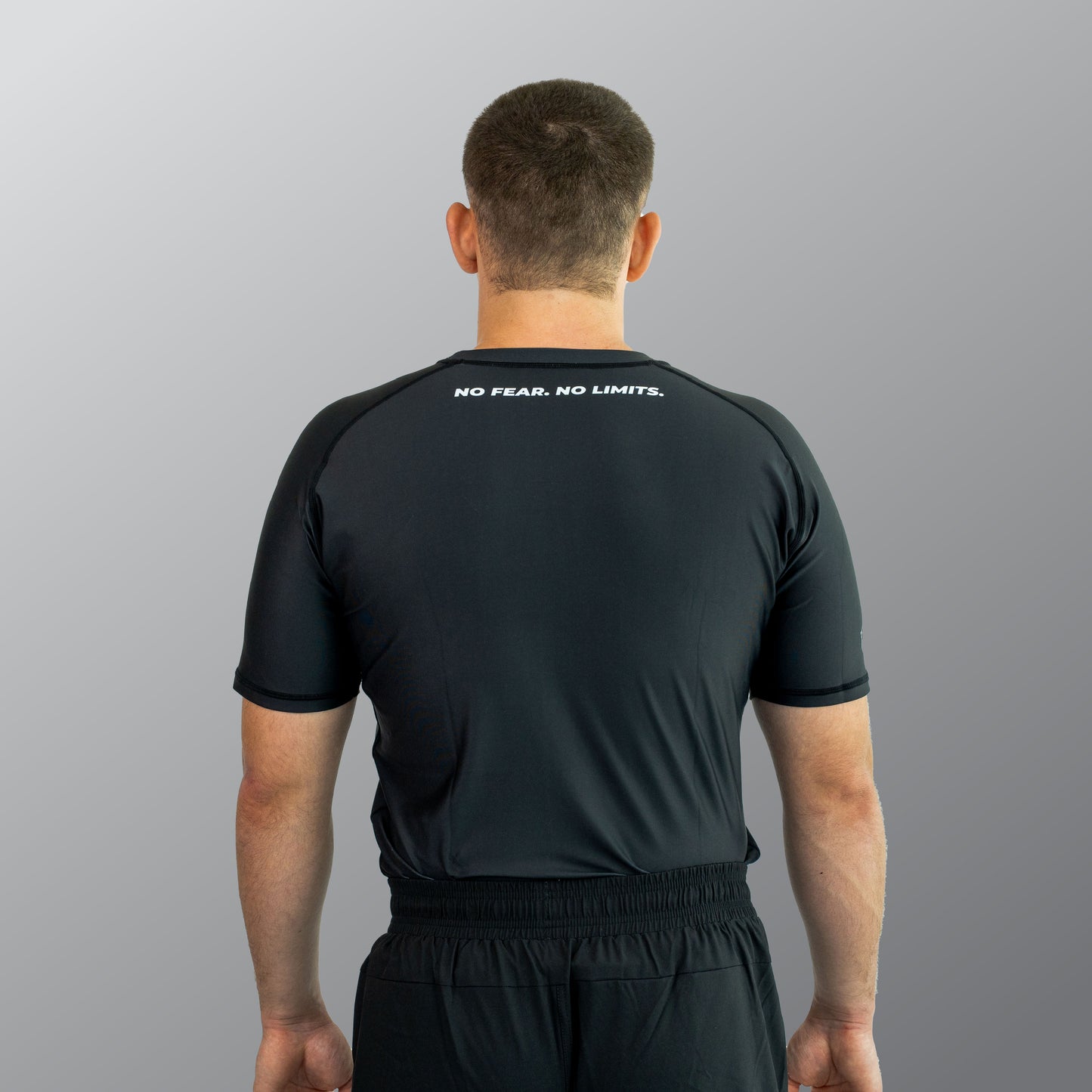 FERUS Unisex Short Sleeve Black Rashguard (AJP Legal)